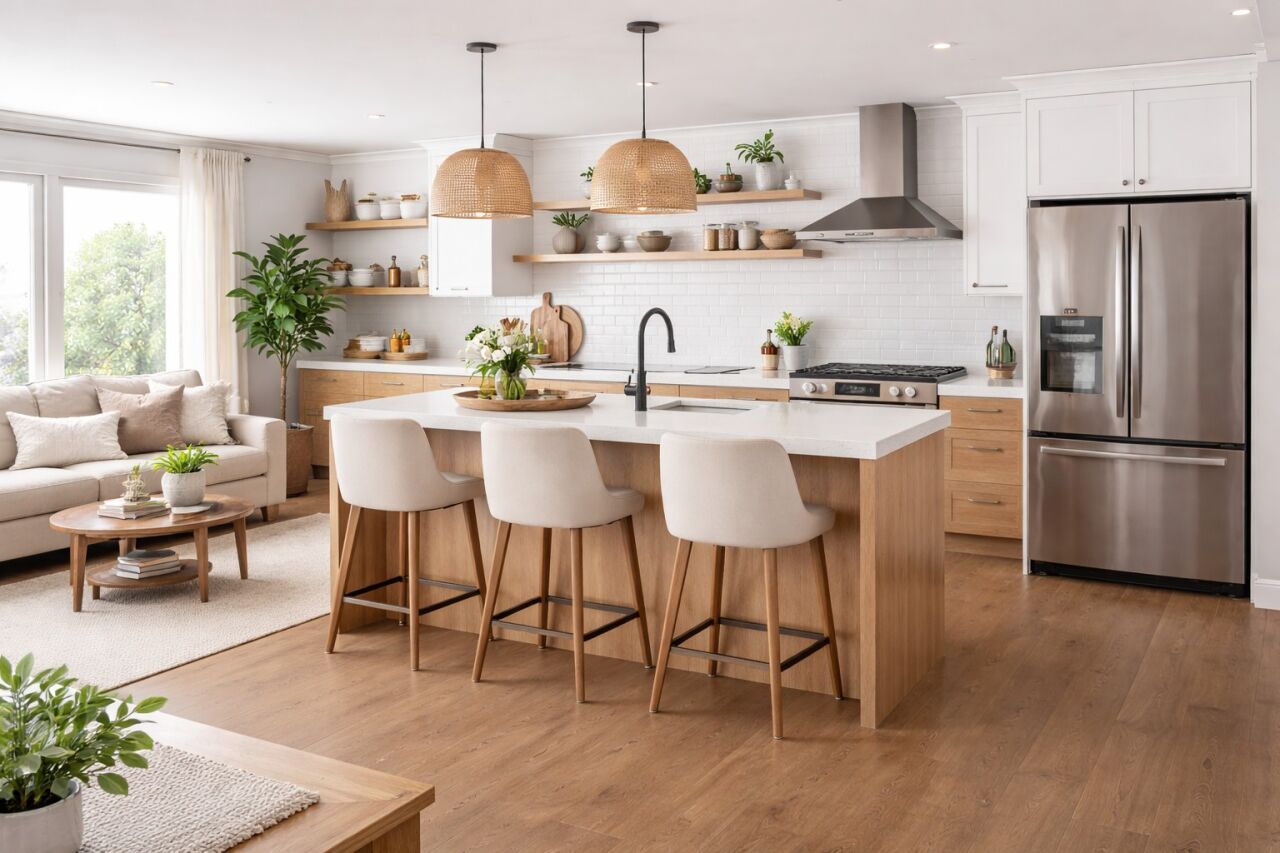 Açık Mutfak İçin Dekor Fikirleri (2026 Trendleri ve Uzman Önerileri)
