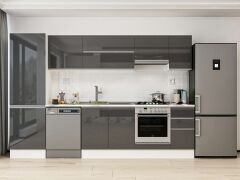 Alvinka 300X210 Cm High Gloss Mutfak Dolabı Mb-E80B60S40-1
