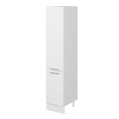 Alvinka Mutfak Modül Duz 45-H222Cm Boy Dolabı Beyaz Beyaz