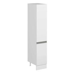 Alvinka Mutfak Modül Hg_J 40-H210Cm Boy Dolabı Beyaz Beyaz Mdf