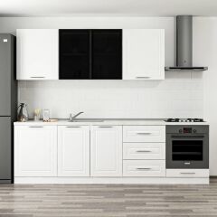 Minar 270 Cm Mbr C + Alm. Füme Cam Mutfak Dolabı Byz 270-Mcacb3