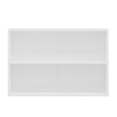 Alvinka Mutfak Modül Mbr_A Üst 2Yk1R 90-H60Cm Dolap Cam Beyaz Beyaz Mdf