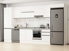 Dolabı Mbb-E90B60S50-1 High Gloss | Beyaz - Mdf