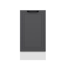 Alvinka Mutfak Modül Mbr_A Alt 1K1R 45Cm Dolap Beyaz Antrasit Mdf