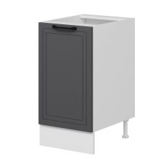 Alvinka Mutfak Modül Mbr_A Alt 1K1R 45Cm Dolap Beyaz Antrasit Mdf