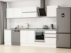 Alvinka 320X210 Cm High Gloss Mutfak Dolabı M-E90S50S60-2 High Gloss | Beyaz - Mdf