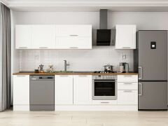 Alvinka 300X210 Cm Klasik Mebran Mutfak Dolabı M-E90S40S50-2 Mebran | Beyaz - Suntalam