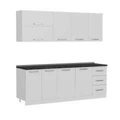 Minar 225 Cm Mutfak Dolabı Beyaz 225-B1