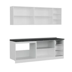 Minar 225 Cm Mutfak Dolabı Beyaz 225-B2