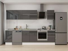 Alvinka 295X210 Cm High Gloss Mutfak Dolabı M-E90S40S45-2