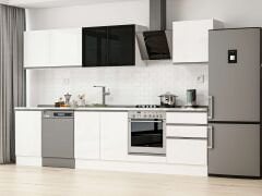 Alvinka 320X210 Cm High Gloss Mutfak Dolabı M-E90S50S60-3 High Gloss | Beyaz - Mdf