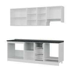 Minar 225 Cm Mutfak Dolabı Beyaz 225-B5