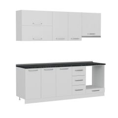 Minar 225 Cm Mutfak Dolabı Beyaz 225-B5