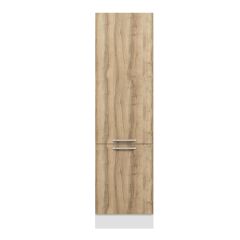 Alvinka Mutfak Modül Duz 60-H222Cm Boy Dolabı Beyaz Dore