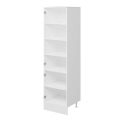 Alvinka Mutfak Modül Duz 60-H222Cm Boy Dolabı Beyaz Dore