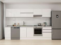 Alvinka 310X210 Cm High Gloss Mutfak Dolabı M-E90S40S60-1