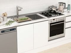 Alvinka 410X222 Cm High Gloss Mutfak Dolabı Mbb-E90B60S60-2 High Gloss | Beyaz - Mdf