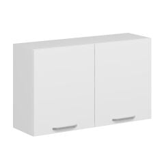 Alvinka Mutfak Modül Üst 2Dk1R 100-H72Cm Dolap Beyaz - Mdf