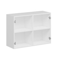 Alvinka Mutfak Modül Üst 2Dk1R 100-H72Cm Dolap Beyaz - Mdf