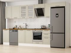 Alvinka 365X222 Cm Klasik Mebran Mutfak Dolabı Mb-E80S45S40-3