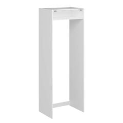 Alvinka Mutfak Modül Duz 80-H222Cm Buzdolabı Beyaz Beyaz