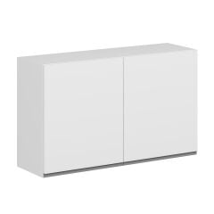 Alvinka Mutfak Modül J Kulp Üst 2Dk1R 100-H72Cm Dolap Beyaz - Mdf