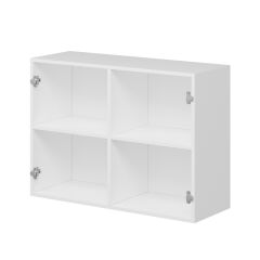 Alvinka Mutfak Modül J Kulp Üst 2Dk1R 100-H72Cm Dolap Beyaz - Mdf