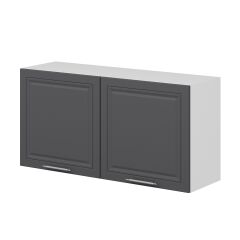 Alvinka Mutfak Modül Mbr_C Üst 2Dk1R 100-H60Cm Dolap Antrasit - Mdf