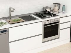 Alvinka 360X240 Cm High Gloss Mutfak Dolabı Mb-E80S40S40-2 High Gloss | Beyaz - Mdf