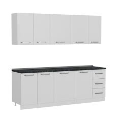 Minar 230 Cm Mutfak Dolabı Beyaz 230-B1