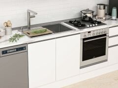 Alvinka 315X210 Cm High Gloss Mutfak Dolabı M-E90S60S45-3 High Gloss | Beyaz - Suntalam