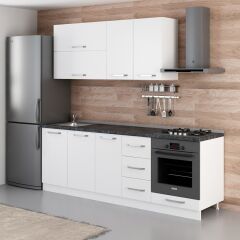 Minar 230 Cm Mutfak Dolabı Beyaz 230-B3