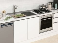 Alvinka 315X210 Cm High Gloss Mutfak Dolabı M-E90S60S45-3 High Gloss | Beyaz - Mdf