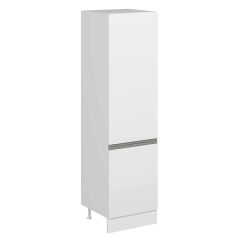 Alvinka Mutfak Modül Hg_J 60-H222Cm Boy Dolabı Beyaz Beyaz Mdf