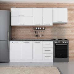 Minar 230 Cm Mutfak Dolabı Beyaz 230-B4