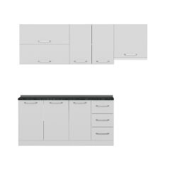 Minar 230 Cm Mutfak Dolabı Beyaz 230-B4