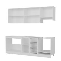 Minar 230 Cm Mutfak Dolabı Beyaz 230-B5