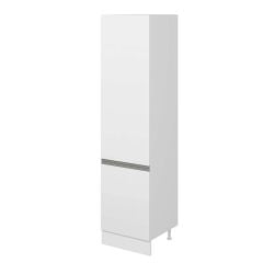 Alvinka Mutfak Modül Hg_J 60-H240Cm Boy Dolabı Beyaz Beyaz Mdf