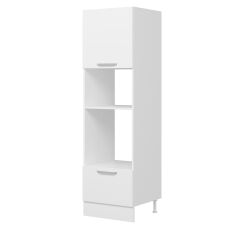 Alvinka Mutfak Modül 60-H210Cm Boy Ankastre Dolabı Beyaz - Mdf