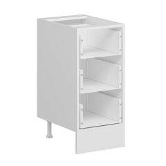 Alvinka Mutfak Modül Mbr_A Alt 3Ç Nray 40Cm Dolap Beyaz Antrasit Mdf