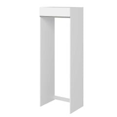 Alvinka Mutfak Modül Hg_J 80-H222Cm Buz Dolabı Beyaz Beyaz Mdf