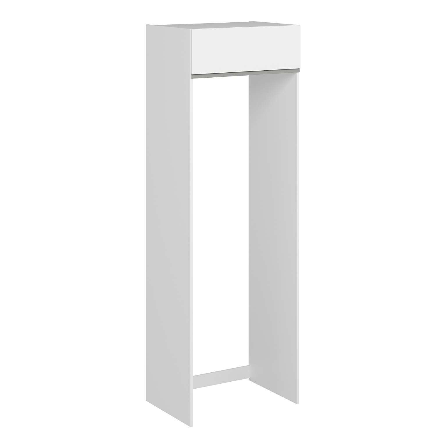 Alvinka Mutfak Modül Hg_J 80-H240Cm Buz Dolabı Beyaz Beyaz Mdf