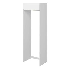 Alvinka Mutfak Modül Hg_J 80-H240Cm Buz Dolabı Beyaz Beyaz Mdf