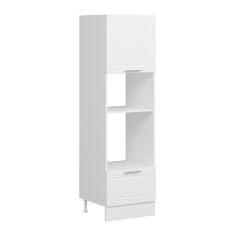 Alvinka Mutfak Modül Mbr_C 60-H210Cm Boy Ankastre Dolabı Beyaz - Mdf