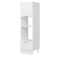 Alvinka Mutfak Modül Mbr_C 60-H210Cm Boy Ankastre Dolabı Beyaz - Mdf