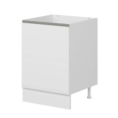 Alvinka Mutfak Modül Hg_J Alt 1K 60Cm Evye Dolap Beyaz Beyaz Mdf