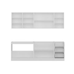 Minar 235 Cm Mutfak Dolabı Beyaz 235-B1