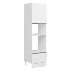 Alvinka Mutfak Modül J Kulp 60-H222Cm Boy Ankastre Dolabı Beyaz - Mdf