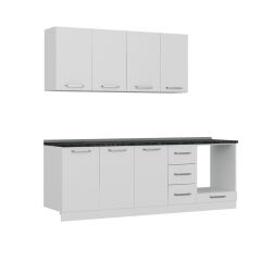 Minar 235 Cm Mutfak Dolabı Beyaz 235-B3