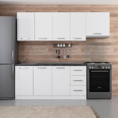 Minar 235 Cm Mutfak Dolabı Beyaz 235-B4